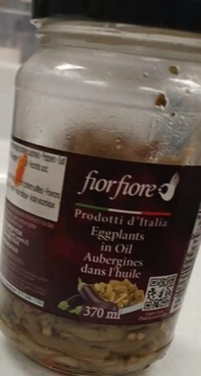 Aubergine dans l'huile olivu