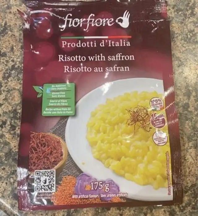 Risotto with saffron