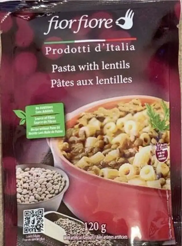 Pâtes aux lentilles