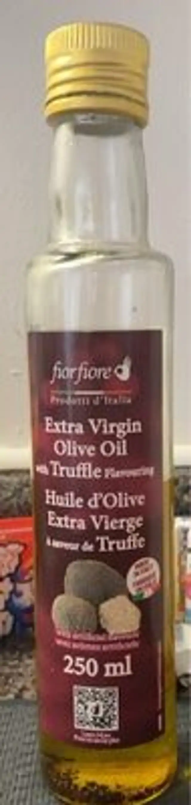 Huile d’olive extra vierge à saveur de truffe