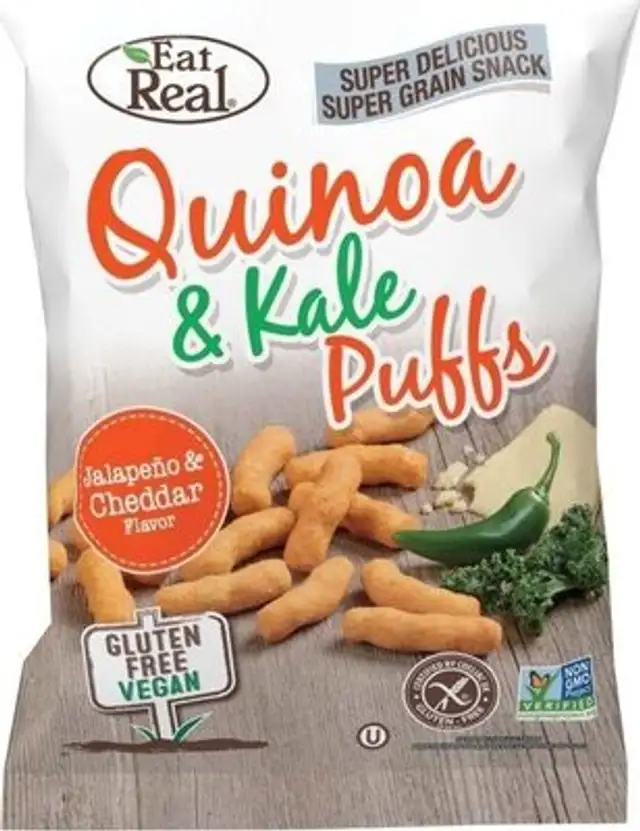 Quinoa& kale puffs jalapeno and cheddar flavor