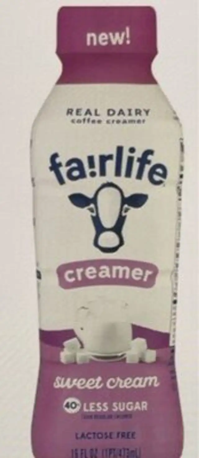 Fair life sweet cream coffee creamer