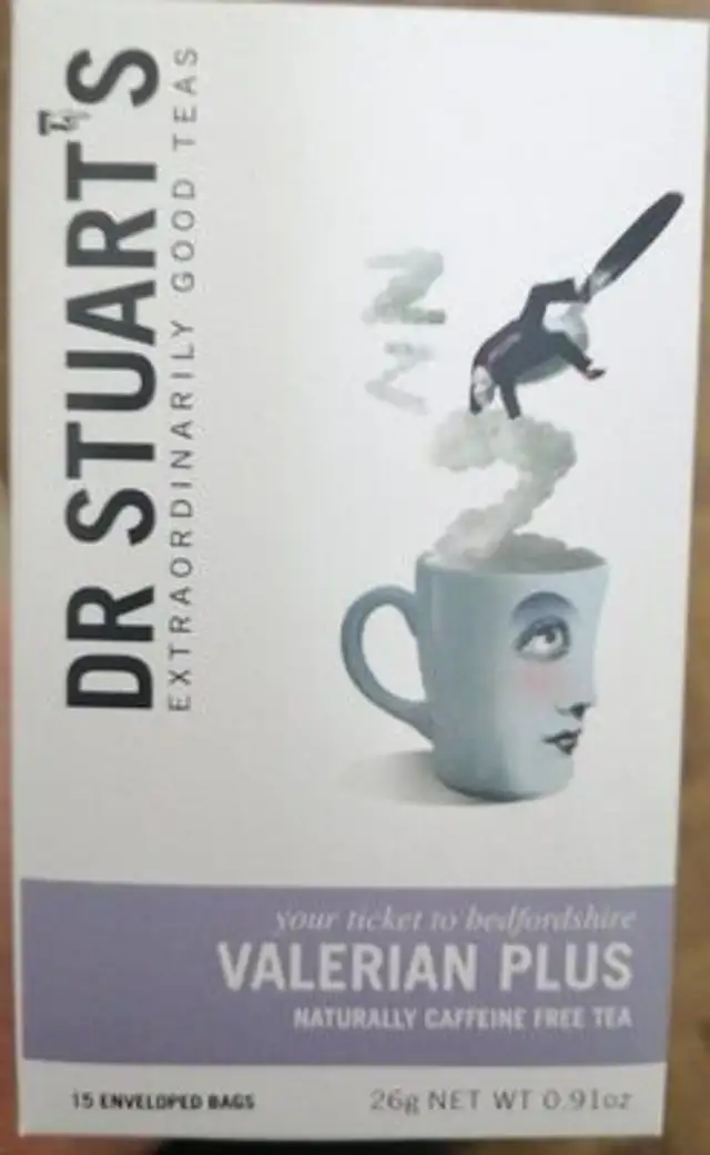 Dr Stuart's Extraordinarily Good Teas nutrition facts table