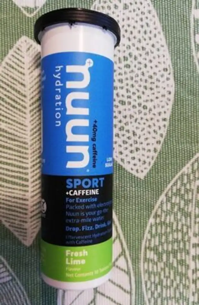 Nuun Fresh Lime nutrition facts table