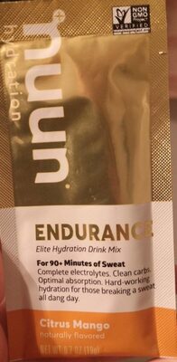 Endurance - Citrus Mango front packaging