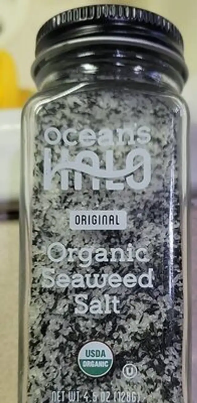 Organic seaweed salt