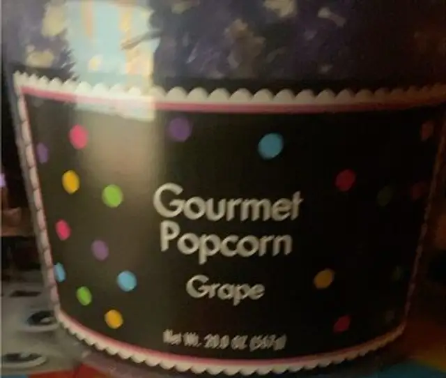 Goyrmet popcorn grape
