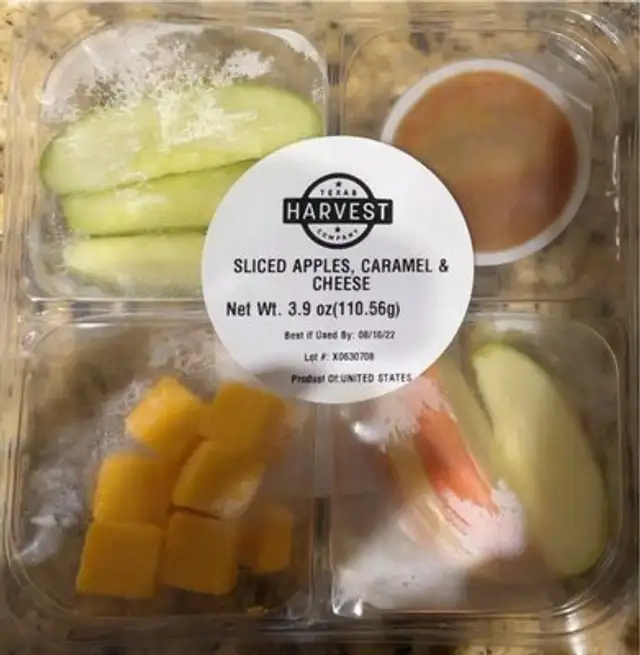 Red & Green Apples, Cheddar Cheese & Caramel Dip