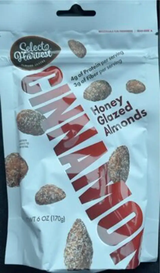 Honey glazed almonds