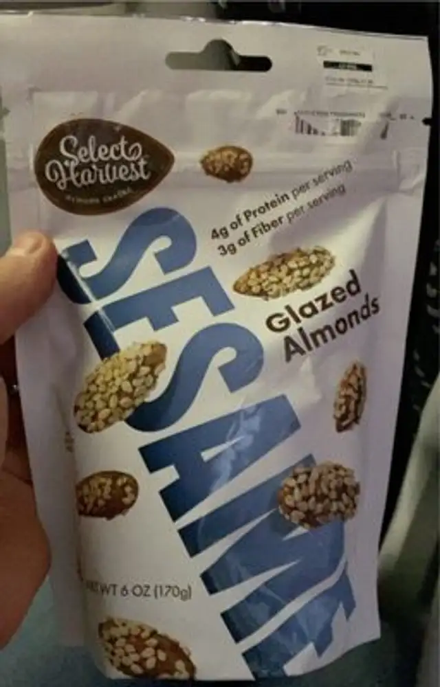 SESAME GLAZED ALMONDS