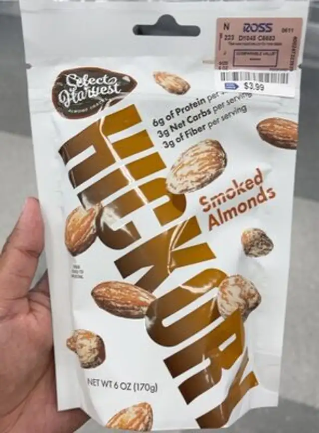 Hickory smoked almonds