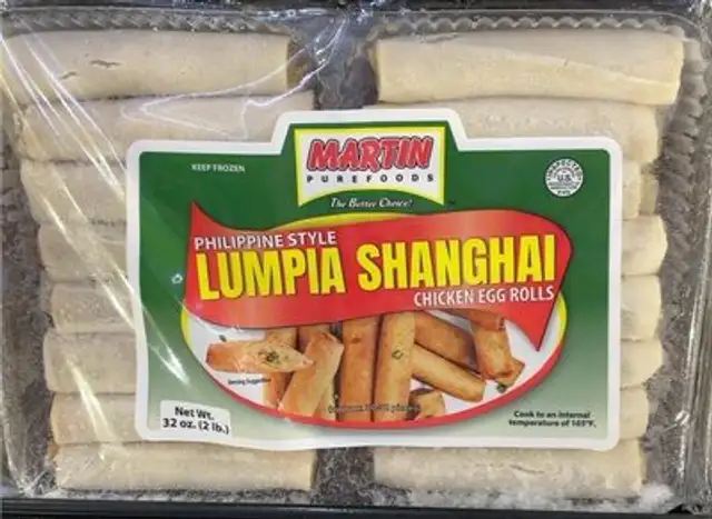 Philippine style lumpia shanghai chicken