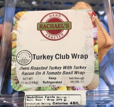 Turkey club wrap