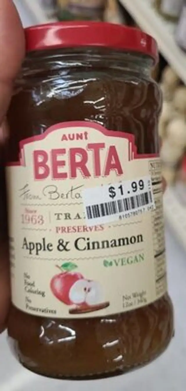Traditional Preserves Apple Cinnamon