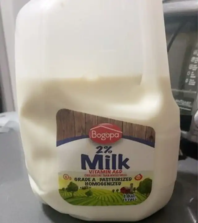 2% milk