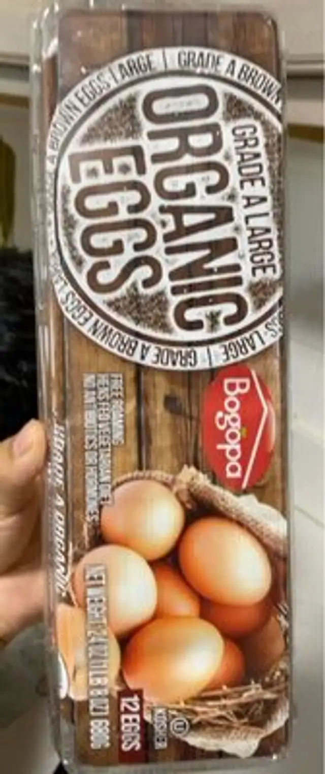 Organiic eggs