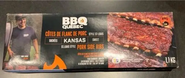 Côtes de flanc de porc Kansas