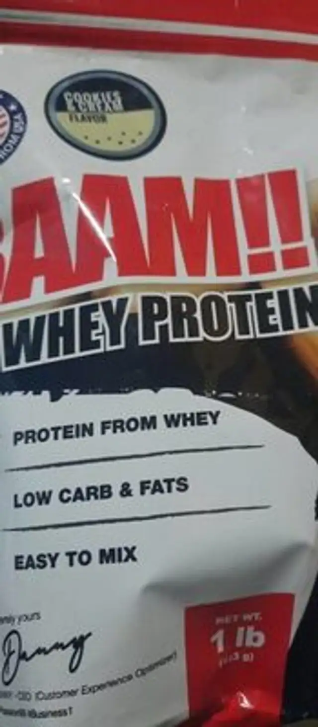 BAAM!! My Whey Protein (453 g. , 1 Ib.)