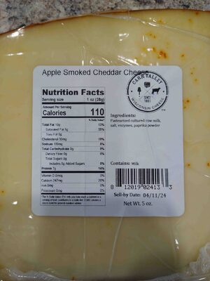 Apple Smoked Cheddar Cheese