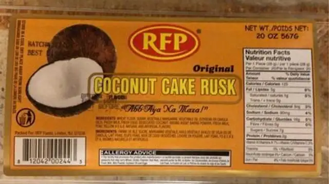 Coconut Cake Rusk