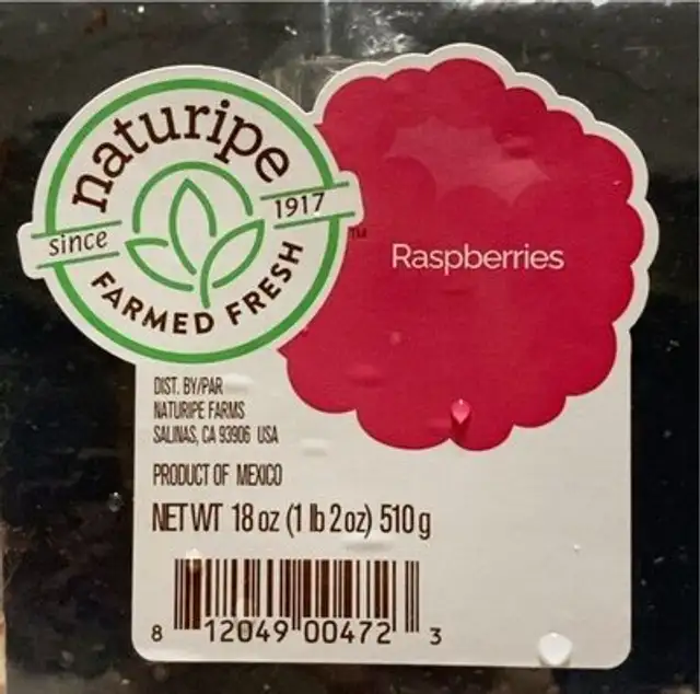 Naturipe farmed fresh raspberries