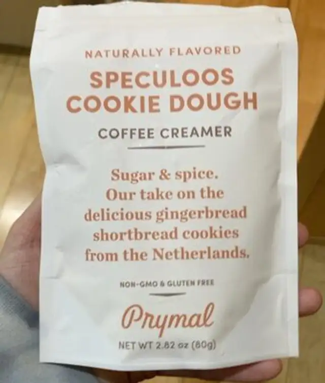 Speculoos cookie dough creamer