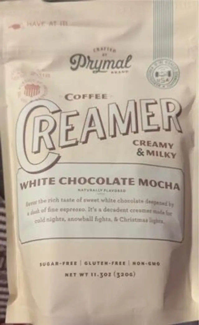 White chocolate mocha creamer