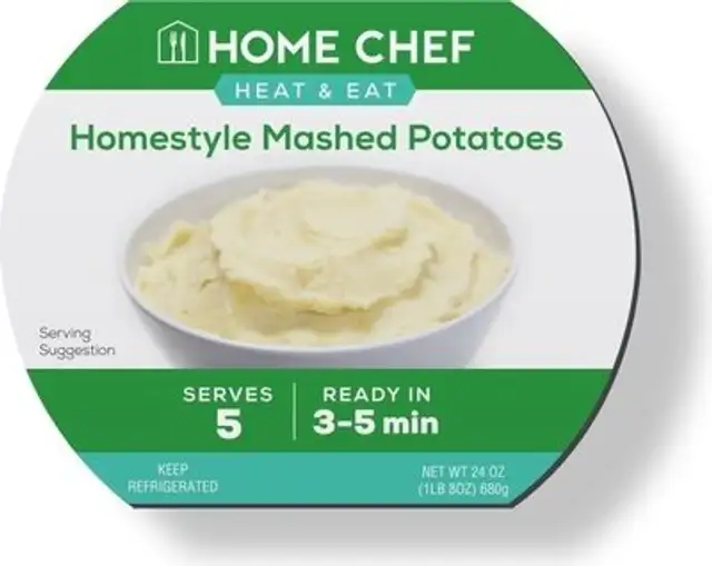 Heat & eat homestyle mashed potatoes