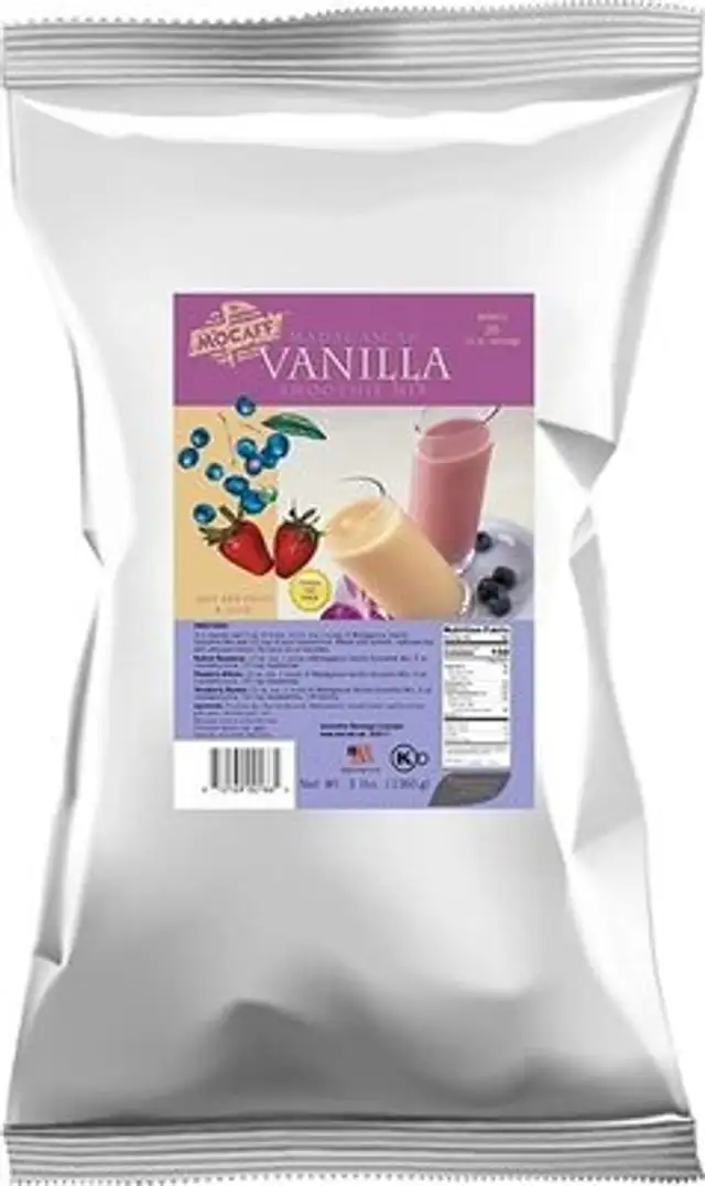 Frappe vanilla latte no sugar added ice blended coffee