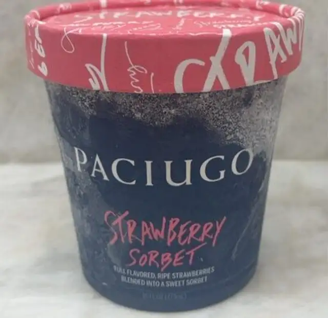 strawberry sorbet