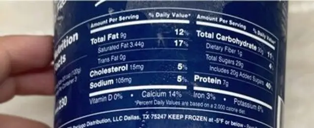 pistachio nutrition facts table