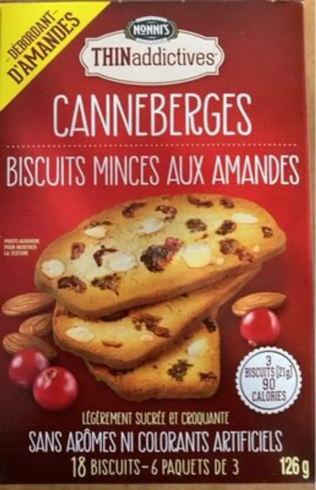 Thinaddictives - Cranberry Almond Thins