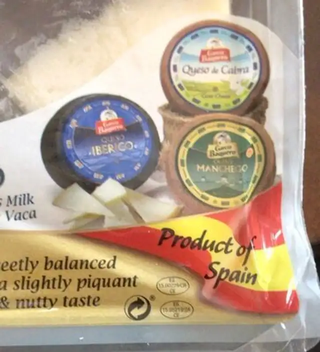 Spanish cheese selection