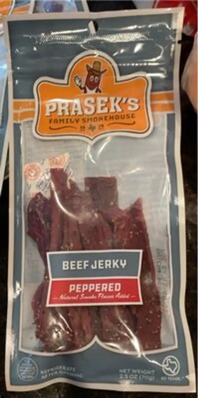 Peppered beef jerky