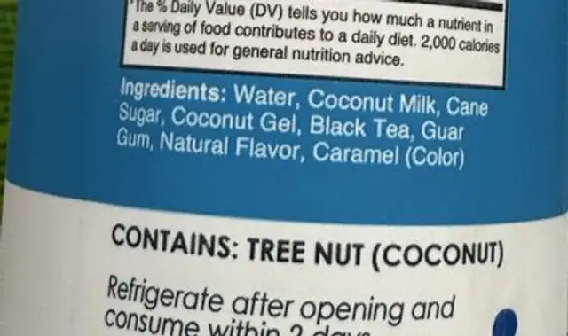 Boba Tea Original Milk Tea With Coco Jelly Boba ingredients label