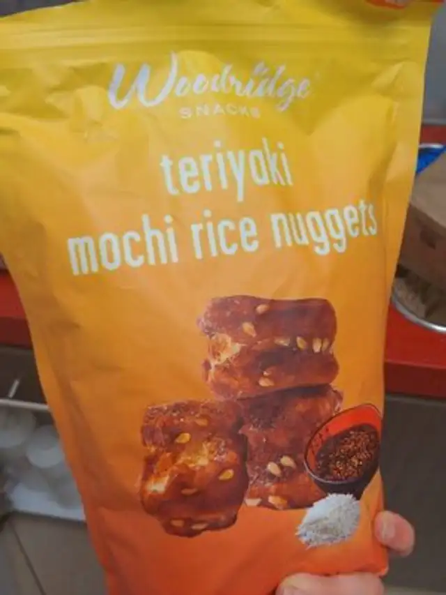 Teriyaki mochi rice nuggets