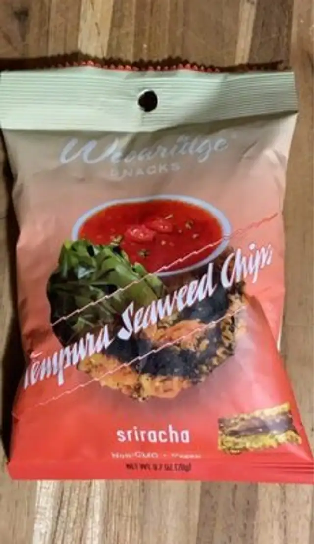 Tempura seaweed chips