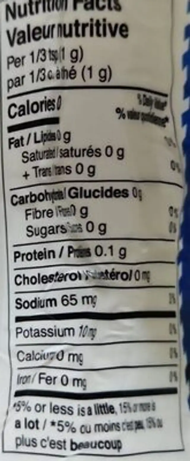 white cheddar seasoning nutrition facts table
