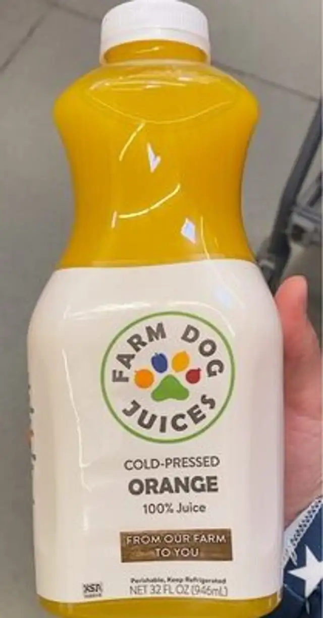Cold pressed orange juice