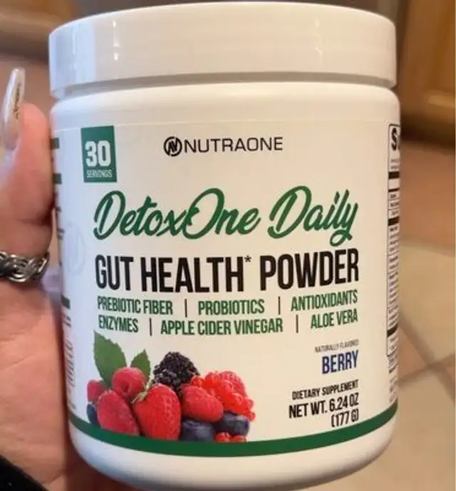 Detox one daily gut health powder