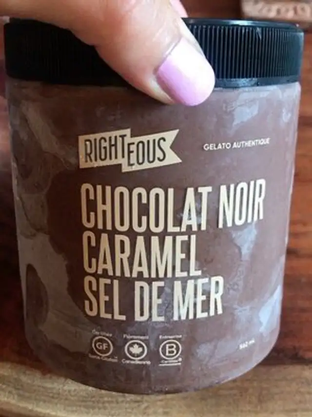 Dark chocolate caramel sea salt
