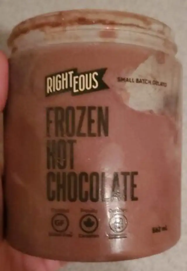 Frozen hot chocolat
