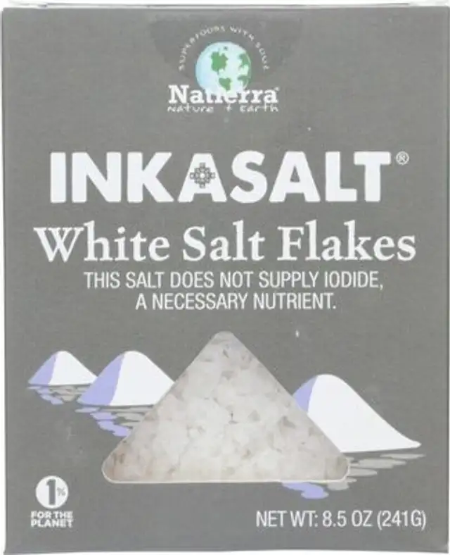 Natierra white salt flakes