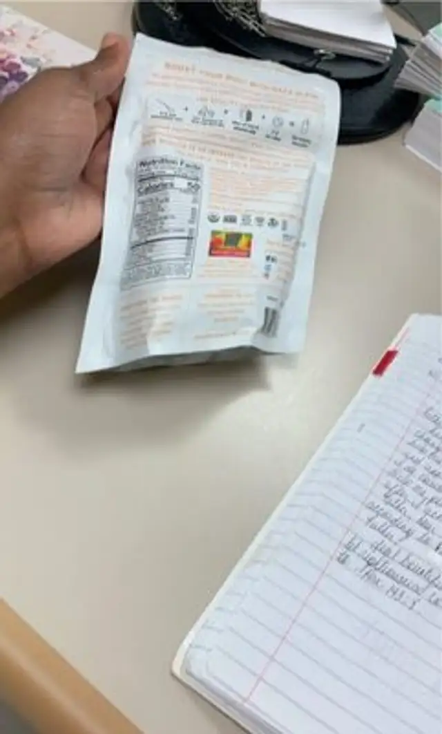 Vitaity Smoothie Mix nutrition facts table
