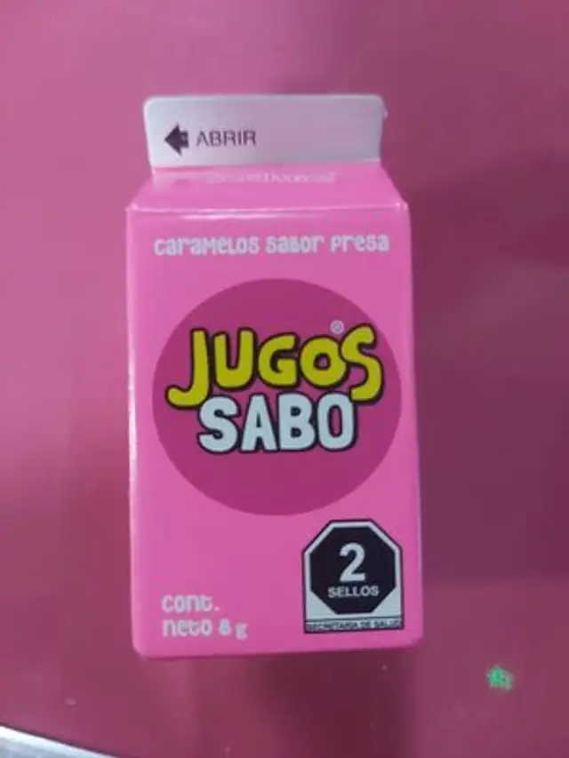 JUGOS SABO ingredients label