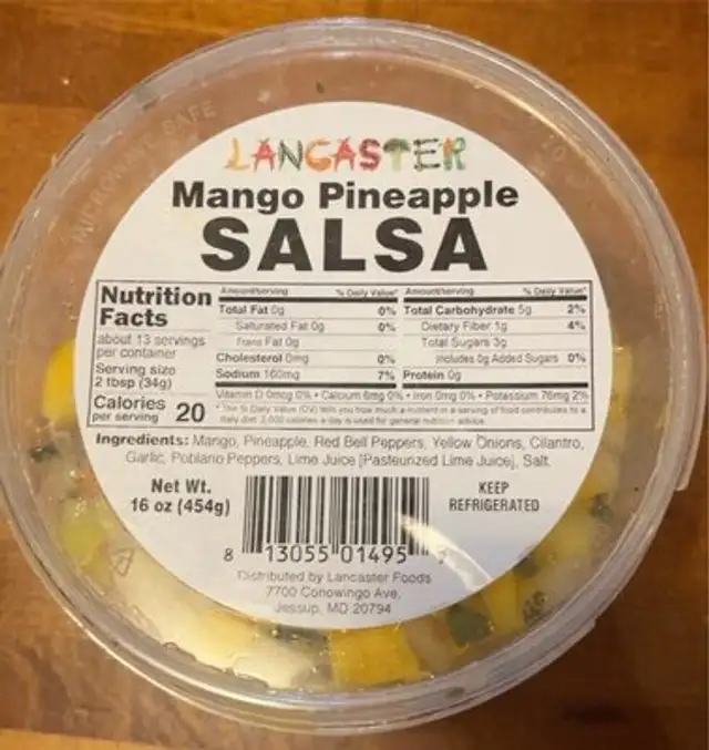 Mango pineapple salsa