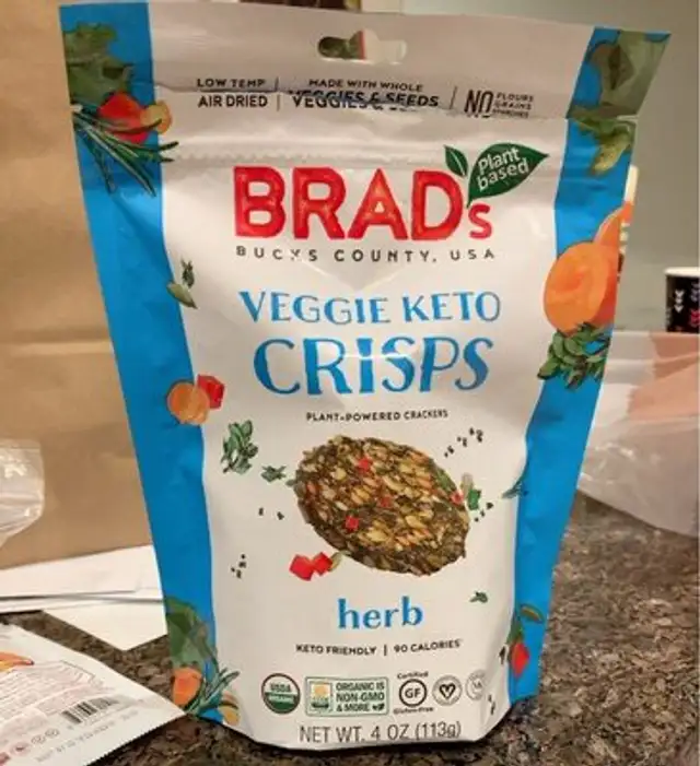 Veggie keto chips