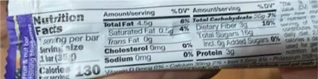 Nkd bars blueberry muffin raw fruit and nuts gluten free nutrition facts table