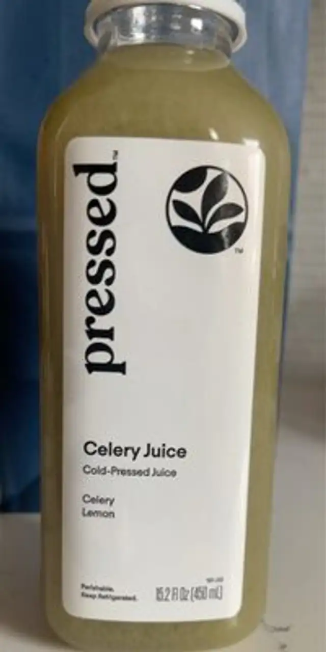 Celery Juice front packaging