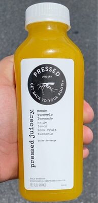 Mango Turmeric Lemonade front packaging